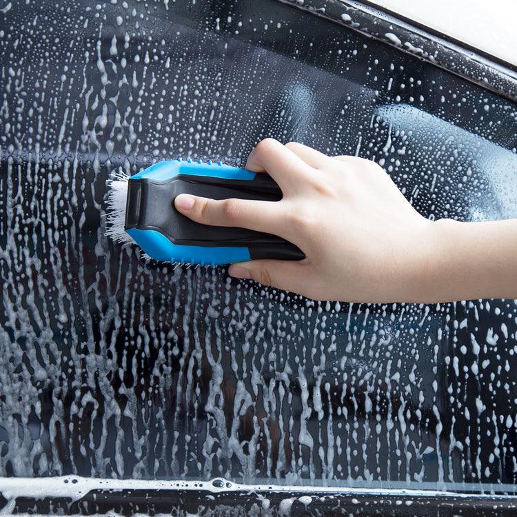 PCC Small Upholstry Cleaning Brush Blue Grey - Planet Car Care