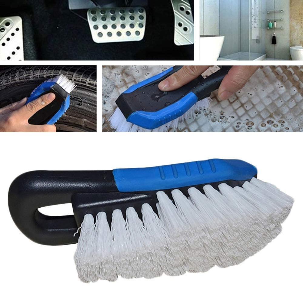 PCC Small Upholstry Cleaning Brush Blue Grey - Planet Car Care