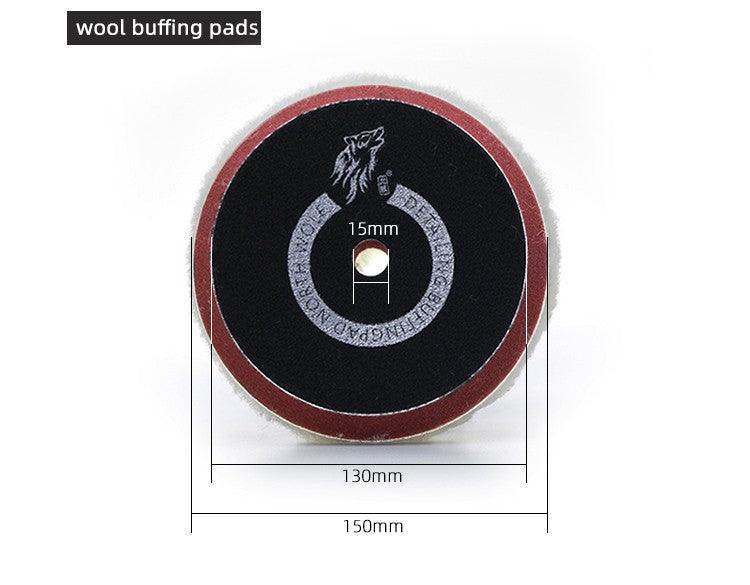 North Wolf High Nap Wool Pad With Foam, 12mm, 6" - Planet Car Care