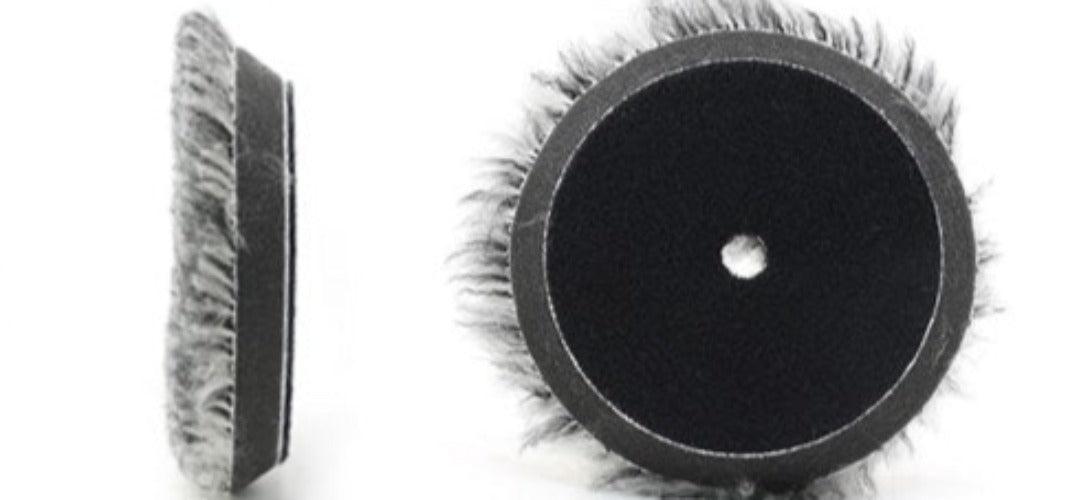 North Wolf Whilte & Black Wool Pad With Foam, 15mm, 6" - Planet Car Care