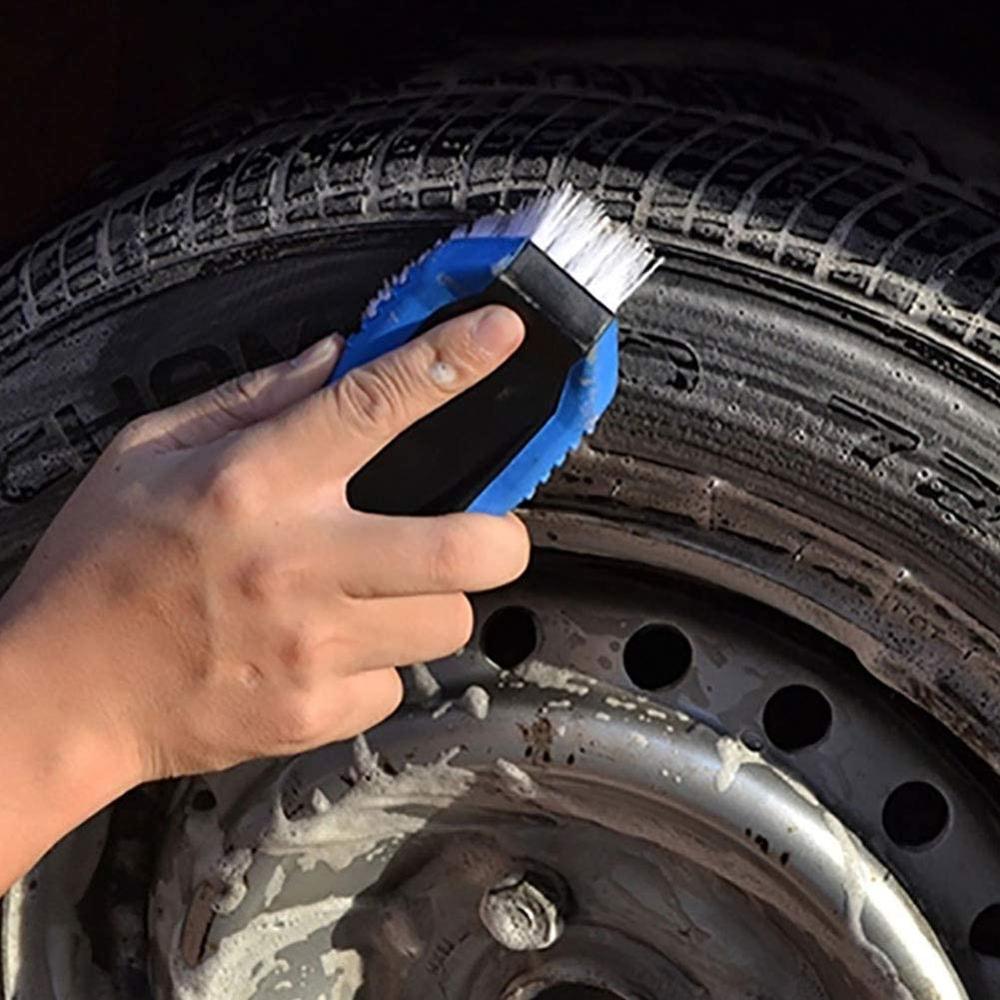 PCC Small Upholstry Cleaning Brush Blue Grey - Planet Car Care