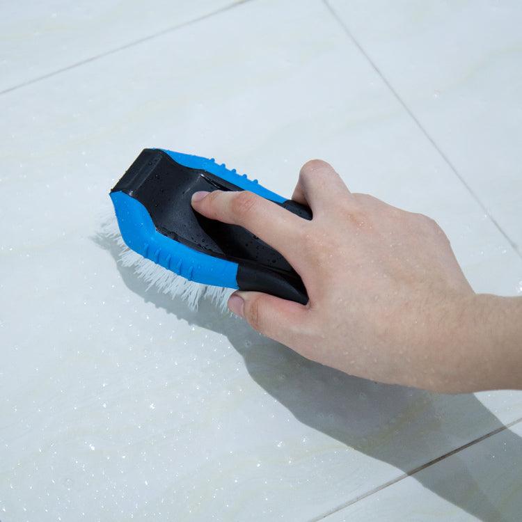 PCC Small Upholstry Cleaning Brush Blue Grey - Planet Car Care