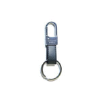 PCC Omuda Hook Locking Double Ring Metallic Keychain/Keyring