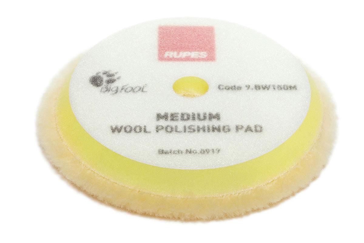 RUPES 9.BW150M Medium Wool Polishing Pad, 130/145 mm, 5" - Planet Car Care