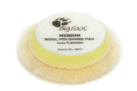 RUPES 9.BW70M Medium Wool Polishing Pad, 50/65 mm, 2" - Planet Car Care