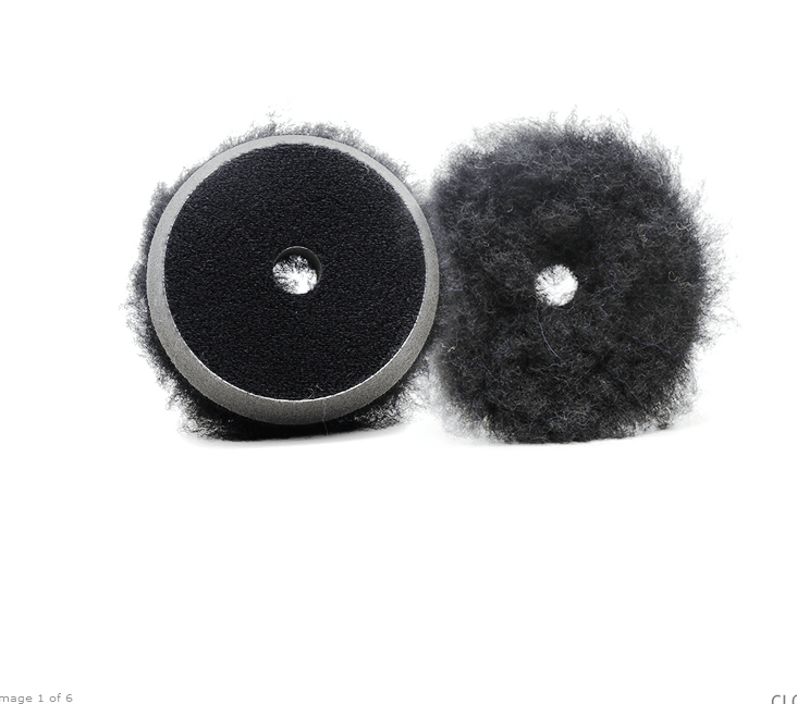 North Wolf DA Black Heavy Cutting Wool Pad, 5" - Planet Car Care