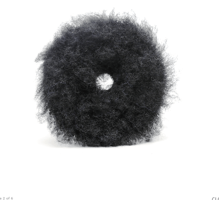 North Wolf DA Black Heavy Cutting Wool Pad, 5" - Planet Car Care