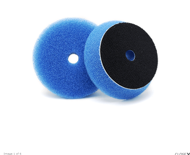 North Wolf DA Blue Heavy Cutting Foam Pad, 5" - Planet Car Care