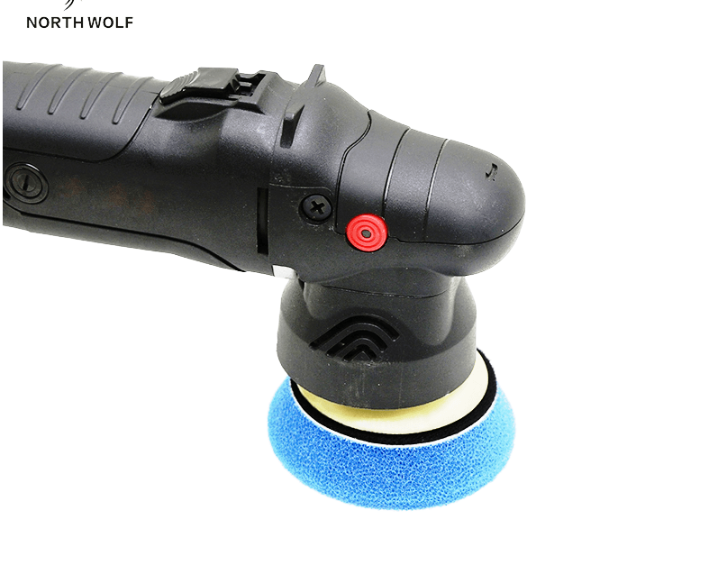 North Wolf DA Blue Heavy Cutting Foam Pad, 5" - Planet Car Care