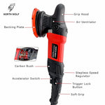 North Wolf DA Polisher DP515, 5", 15mm