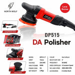 North Wolf DA Polisher DP515, 5", 15mm