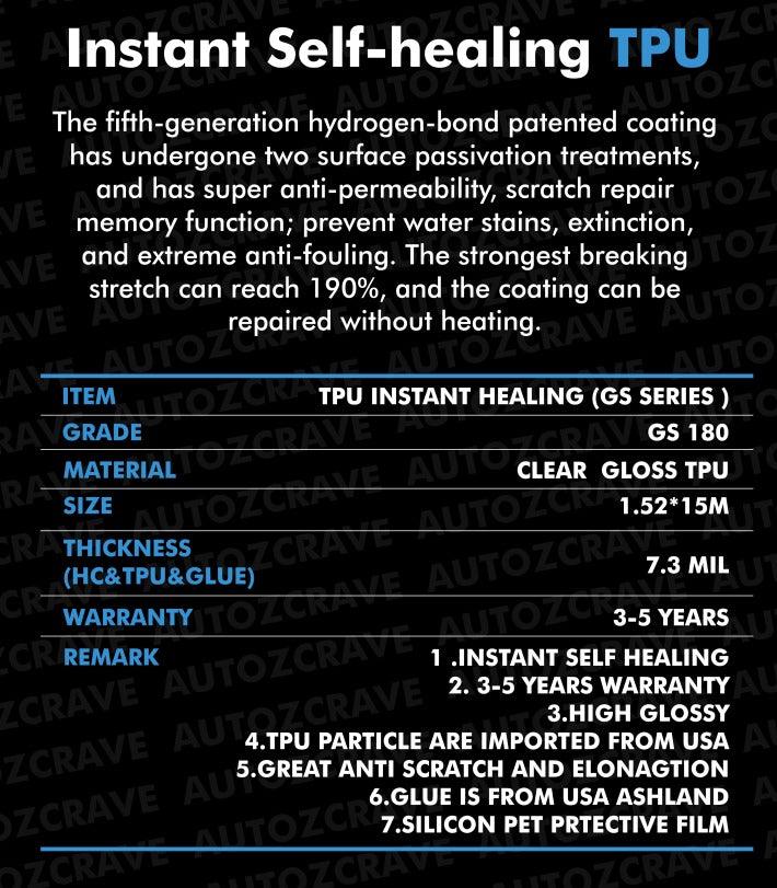 NAR Paint Protection Film (PPF), Instant Self Healing TPU, S190, 190um - Planet Car Care