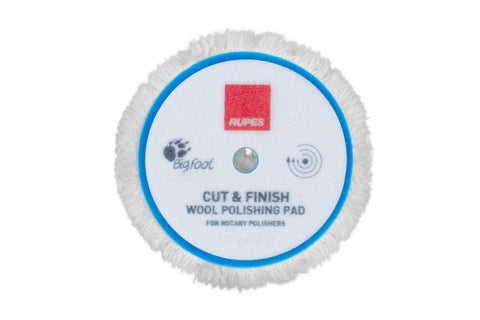 RUPES 9.BL180F Rotary Cut & Finish Wool Polishing Pad, 150mm, 6"