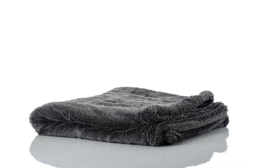 PCC Twisted Loop Drying Towel Double Side, 1400gsm, 70x50cm, Grey - Planet Car Care