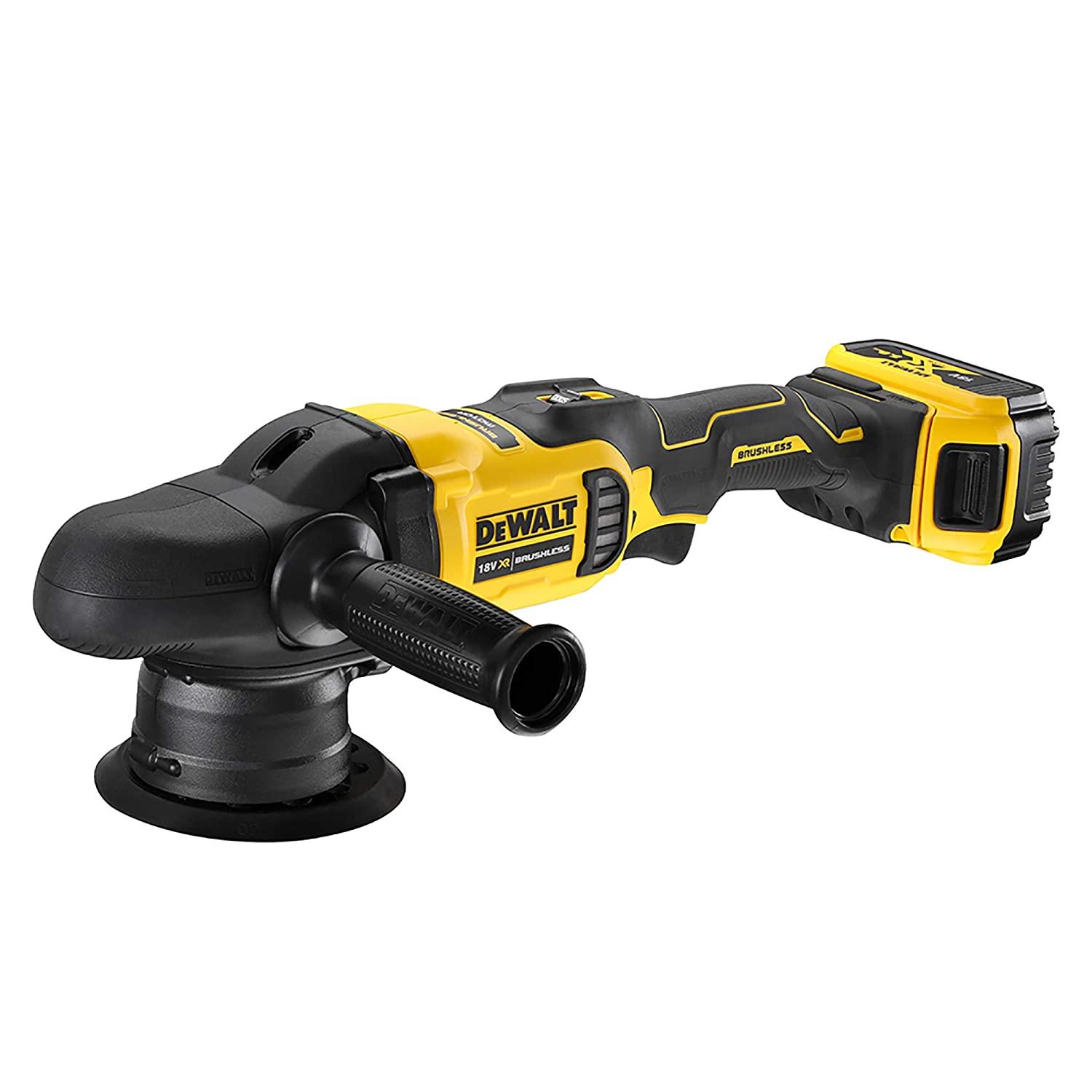 DEWALT DCM848P2, 20V, 2x5.0Ah Dual Action Cordless Polisher - Planet Car Care