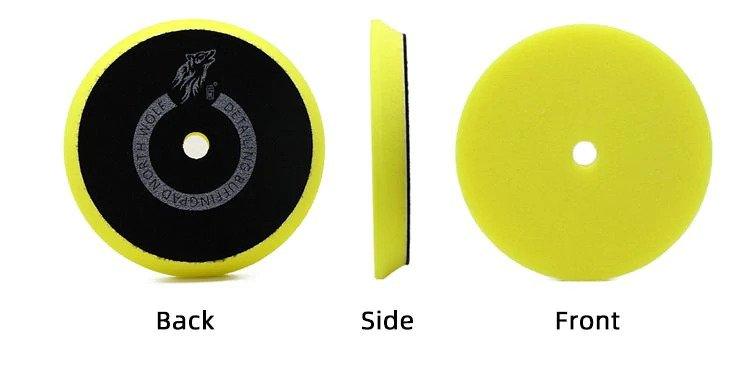 North Wolf DA Yellow Polishing Foam Pad, 3" - Planet Car Care
