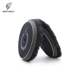 North Wolf DA Black Heavy Cutting Wool Pad, 6"