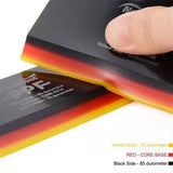 PROTINT 3-Layer Tpu Soft PPF Carbon Fiber Vinyl Squeegee, PPF44, 4x3"
