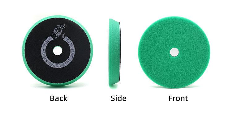North Wolf DA Green Cutting Foam Pad, 3" - Planet Car Care