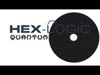 Chemical Guys Black Hex-Logic Quantum Finishing Pad, 6.5"