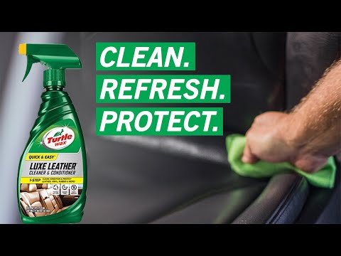 Turtle Wax Quick & Easy Luxe Leather Cleaner & Conditioner, 473ml
