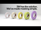 3m Auto Refinish Masking Tape, 24mm X 25m