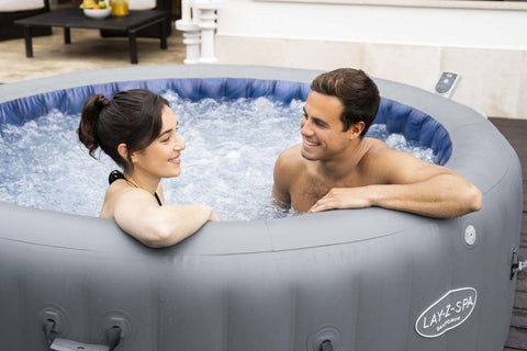 Bestway Lay-Z-Spa® Santorini HydroJet Pro™ Hot Jacuzzi Spa, Dia 85\