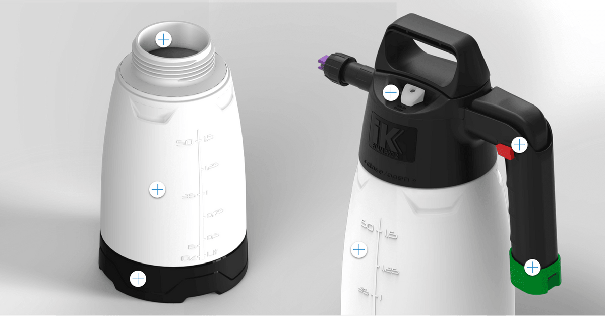 IK FOAM Pro 2 Professional Sprayer, 3 bar, 1.5L - Planet Car Care