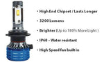 Blaupunkt H8/H16/H11 LED Headlight Bulb, 55W, Pair - Planet Car Care