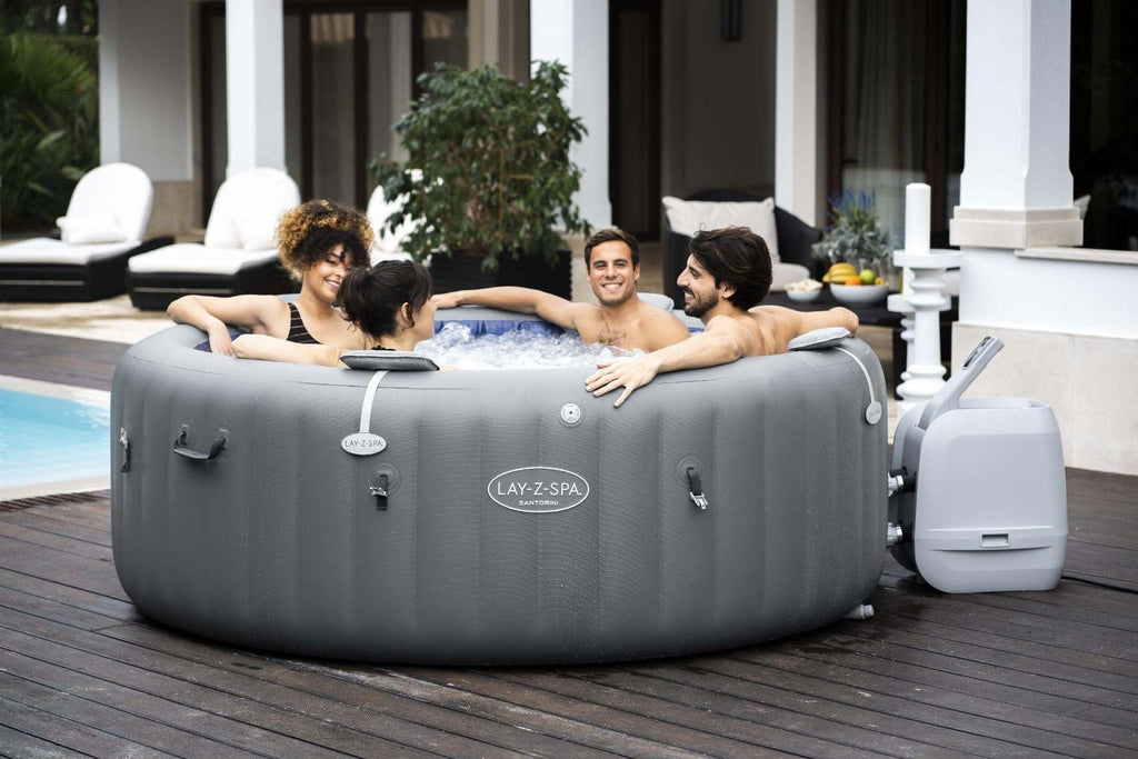 Bestway Lay-Z-Spa® Santorini HydroJet Pro™ Hot Jacuzzi Spa, Dia 85