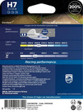 Philips RacingVision GT200 H7 3500K Car Headlight Bulb +200%