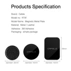 CAFELE Metal Plate for Magnetic Car Phone Holder, 58mm x 48mm - Planet Car Care