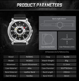 Ruimas Sport Racing Design Watch Men Luxury Quartz