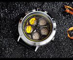 SANDA Men Mesh Steel Watch Luxury Relogio Masculino