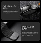 SANDA Men Mesh Steel Watch Luxury Relogio Masculino