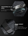 SANDA Wheel Series Dial Men Watch Steel Strap Magnetic Hook Buckle