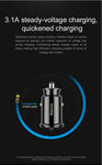 Baseus Mini Dual USB Car Charger 3.1 A - Planet Car Care