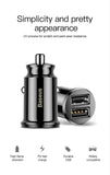 Baseus Mini Dual USB Car Charger 3.1 A