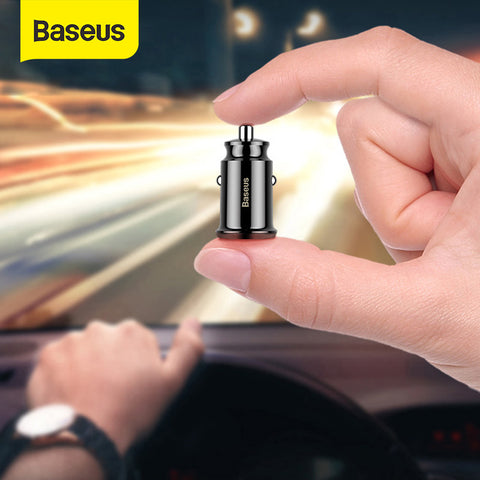 Baseus Mini Dual USB Car Charger 3.1 A