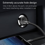 Baseus Mini Dual USB Car Charger 3.1 A - Planet Car Care