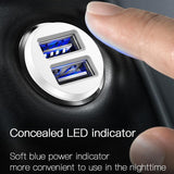 Baseus Mini Dual USB Car Charger 3.1 A - Planet Car Care