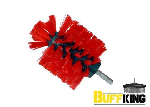 Buffking Drill Brush Spiral, Medium Bristle, 3" - Planet Car Care