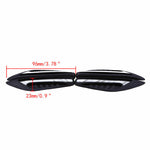 PCC Mirror Side Bumper Door Edge Strip, 4 pcs
