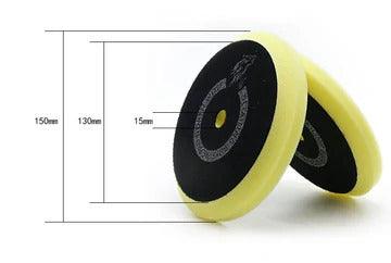 North Wolf DA Yellow Polishing Foam Pad, 5" - Planet Car Care